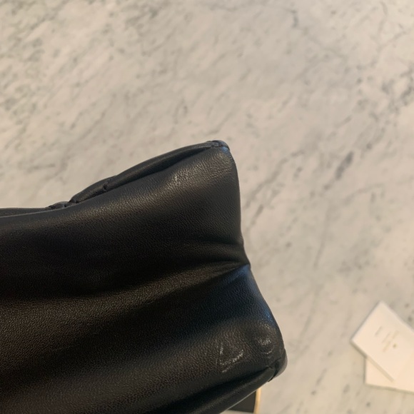 Kate Spade Black Quilted Tote with Elegant Chain Handles - Picture 13 of 15